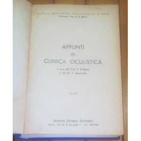 APPUNTI DI CLINICA OCULISTICA
