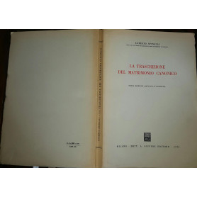La trascrizione del matrimonio canonico