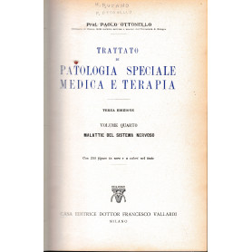 Trattato di Patologia Speciale Medica e Terapia