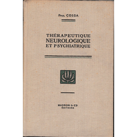 Thérapeutique Neurologique et Psychiatrique