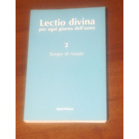 LECTIO DIVINA PER OGNI GIORNO DELL'ANNO TEMPO DI NATALE