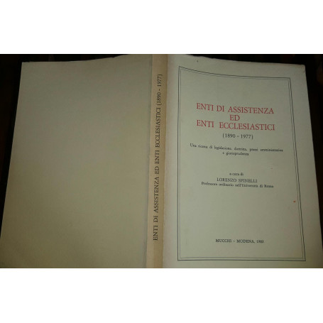 Enti di assistenza ed enti ecclesiastici (1890- 1977)