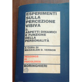 Esperimenti sulla percezione visiva: 2
