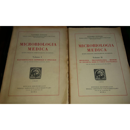 Microbiologia medica Volume I e II