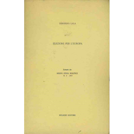 Elezioni per l'Europa. Estratto