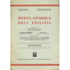 Rivista giuridica dell'edilizia. Estratto
