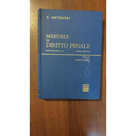 Manuale di Diritto Penale PARTE SPECIALE II SETTIMA EDIZIONE