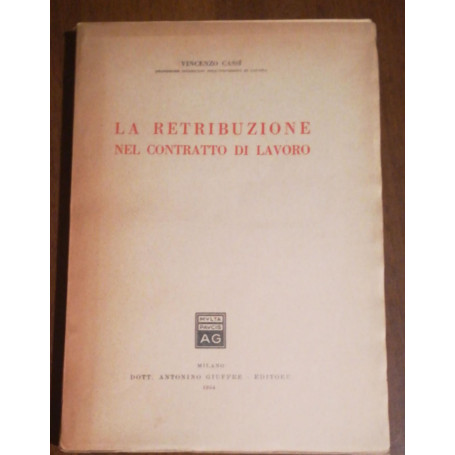 LA RETRIBUZIONE NEL CONTRATTO DI LAVORO