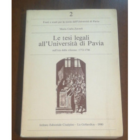 LE TESI LEGALI ALL' UNIVERSITA DI PAVIA