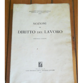 NOZIONI DI DIRITTO DEL LAVORO - TRENTESIMA EDIZIONE