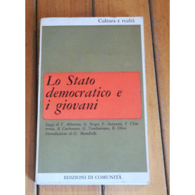 CULTURA E REALTA LO STATO DEMOCRATICO E I GIOVANI