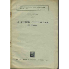 La giustizia costituzionale in Italia. Estratto
