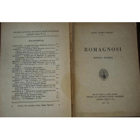 Romagnosi Profilo storico