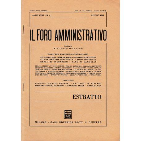 Il Foro amministrativo. Pubblicazione mensile