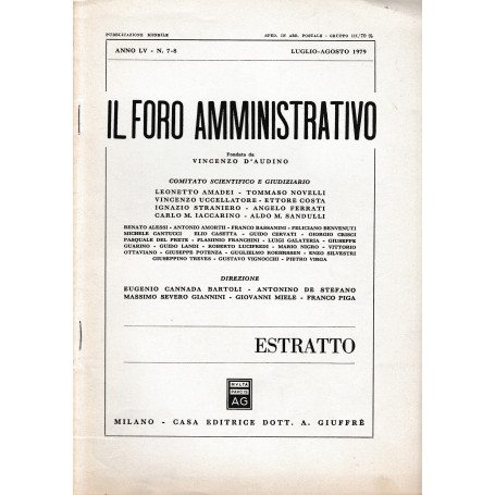 Il Foro amministrativo. Pubblicazione mensile