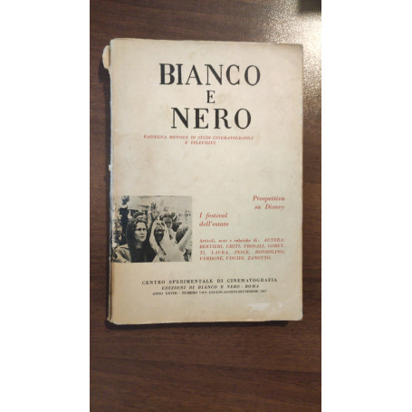 ANTOLOGIA DI BIANCO E NERO 1937-1943