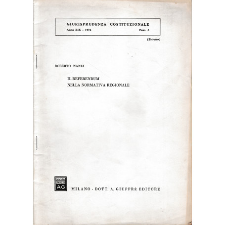 Giurisprudenza Costituzionale. Anno XIX - 1974