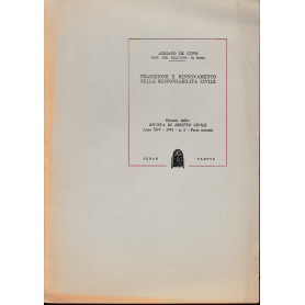 Rivista di Diritto Civile. Anno XXV - 1979 - n. 3 - Parte seconda (estratto)