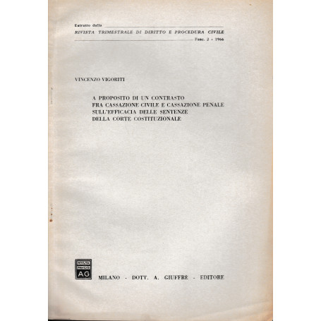 Rivista trimestrale di Diritto e Procedura Civile. Fasc. 2 - 1966