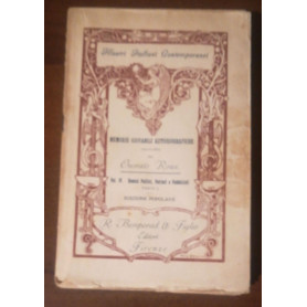 ILLUSTRI ITALIANI CONTEMPORANEI MEMORIE GIOVANILI AUTOBIOGRAFICHE