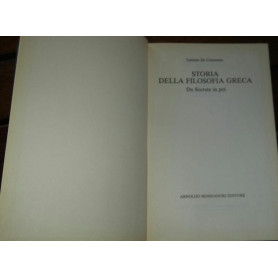 Storia della filosofia greca. Da Socrate in poi