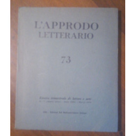 L'approdo letteraio 73
