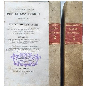 Istruzione e pratica per li confessori. Vol. 1-2-3