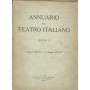 ANNUARIO DEL TEATRO ITALIANO ANNO I