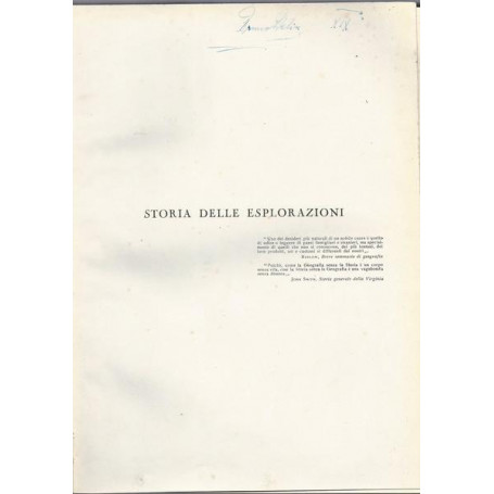 STORIA DELLE ESPLORAZIONI