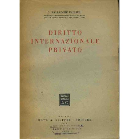 Diritto internazionale privato