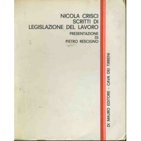 Scritti di legislazione del lavoro