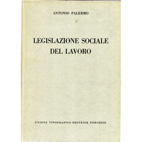 Legislazione sociale del lavoro