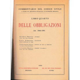 Libro quarto - Delle obbligazioni. Art. 1960-1991