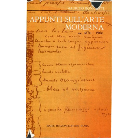 Appunti sull'arte moderna ca 1870-1960