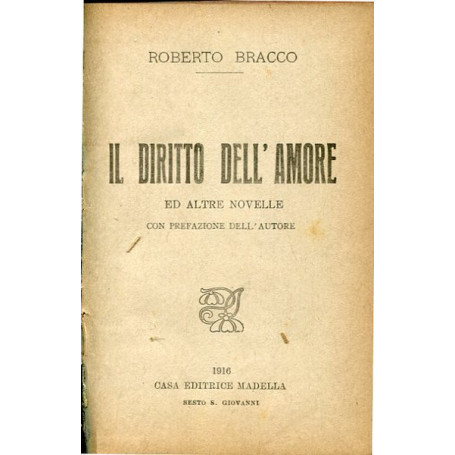 Il diritto dell'amore - ed altre novelle