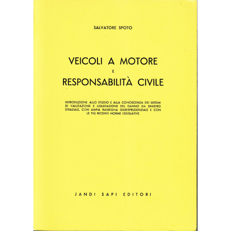 Veicoli a motore e responsabilità  civile