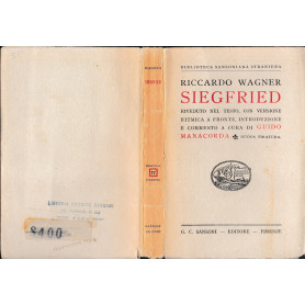 Siegfred. Testo in Tedesco a fronte