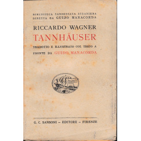 Tannhauser. Testo in Tedesco a fronte