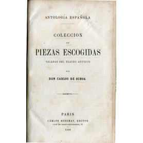 Coleccion de Piezas escogidas - sacadas del teatro antiguo