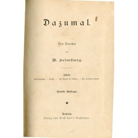 Dazumal - Vier novellen