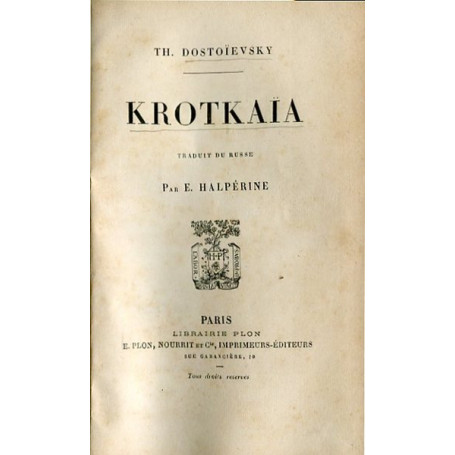 Krotkaà¯a