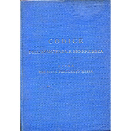 Codice dell'assistenza e beneficienza