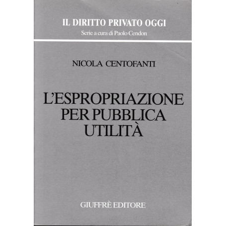 L'espropriazione per pubblica utilita?