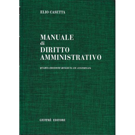 Manuale di Diritto amministrativo