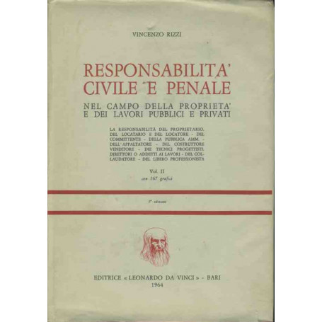 Responsabilità  civile e penale. Volume II