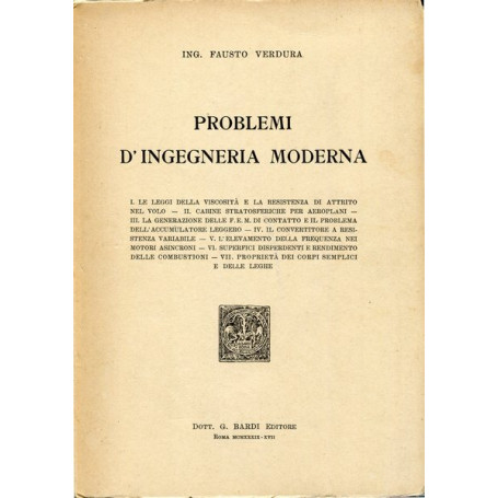 Problemi d'ingegneria moderna