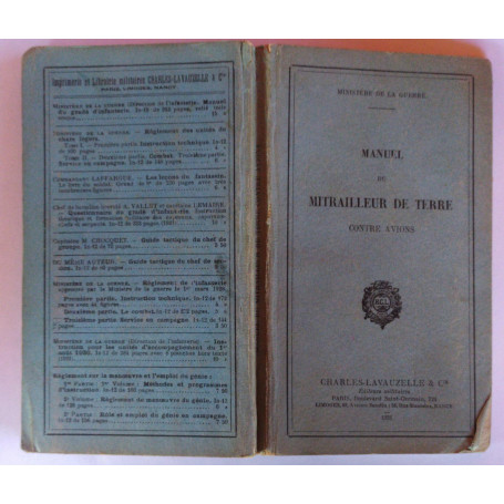 Manuel du Mitrailleur de terre