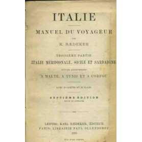 Italia manuel du voyageur. Italie meridionale