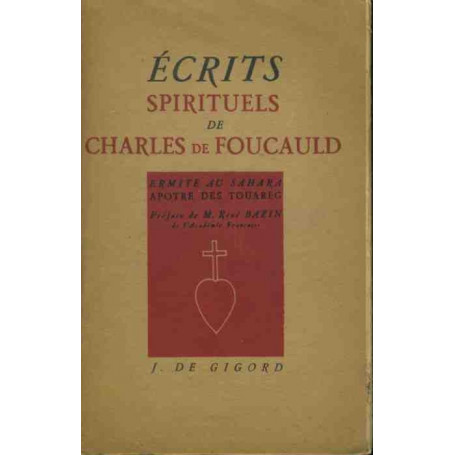 A'crits spirituels de Charles de Foucauld