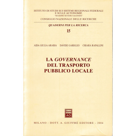 La governance del trasporto pubblico locale